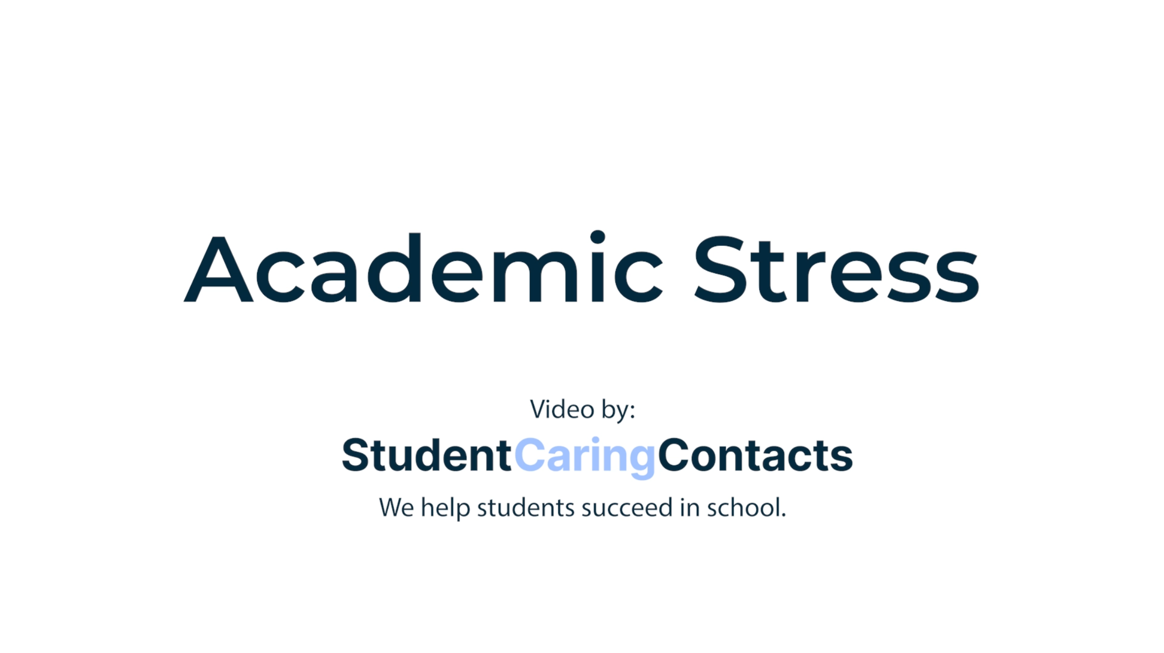 Academic Stress