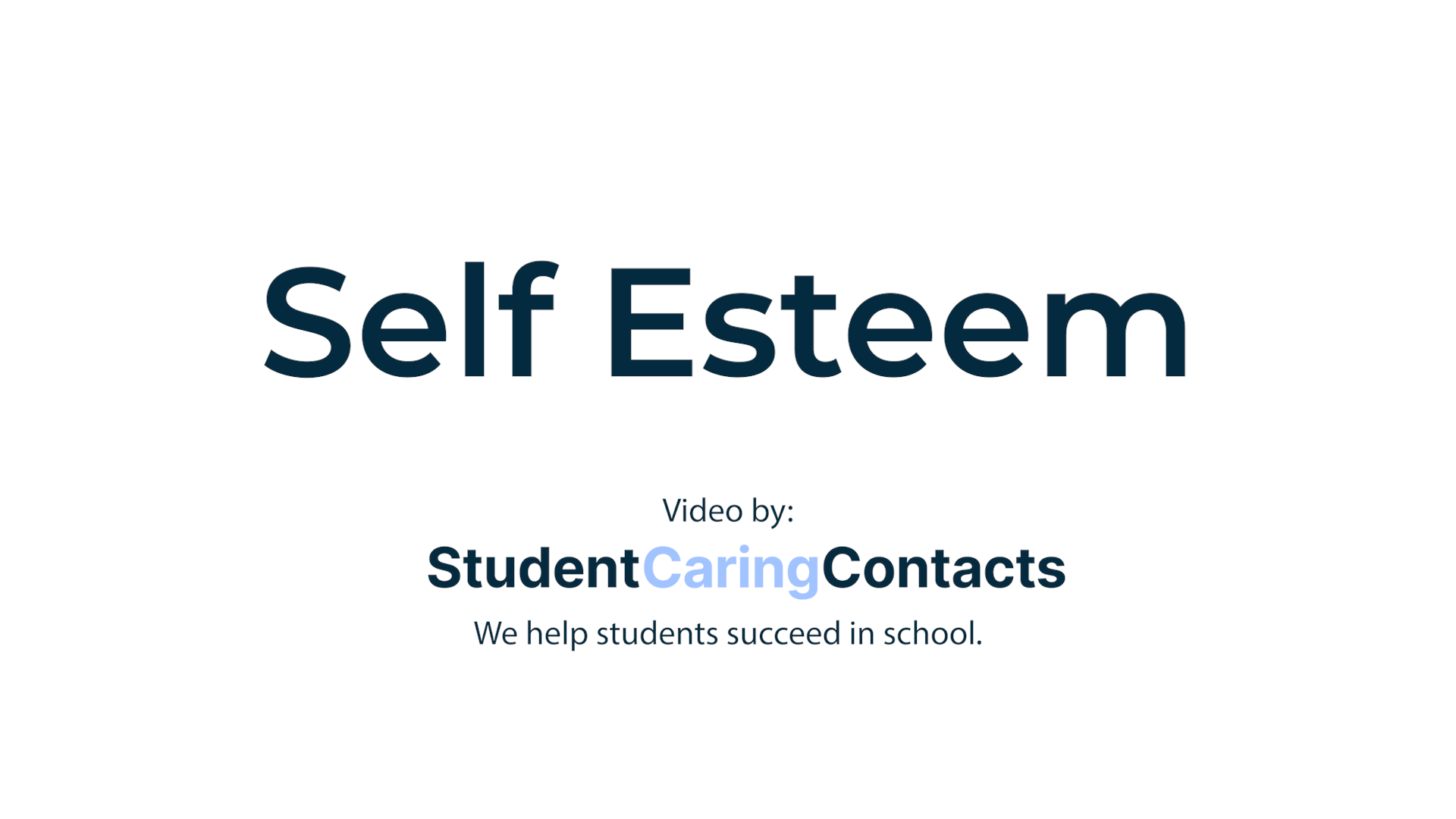 Self-esteem